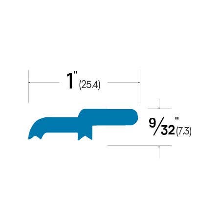Accurate 824 Bronze In-Swinging Door Saddles