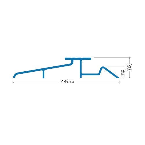 Accurate 941 Aluminium In-Swinging Door Saddles