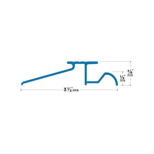 Accurate 942 Aluminium In-Swinging Door Saddles
