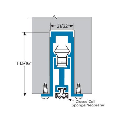 Accurate 424A Automatic Door Bottom