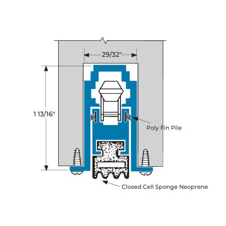 Accurate 426 Automatic Door Bottom