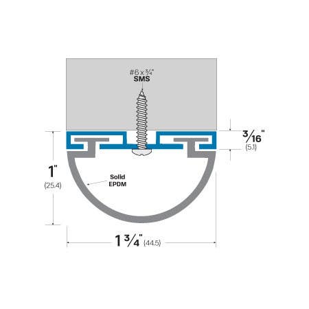 Accurate 972 Aluminium Door Bottom