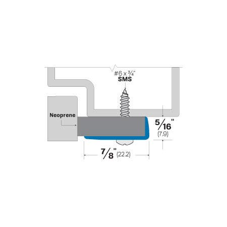Accurate 903 Aluminium Adjustable Door Stop
