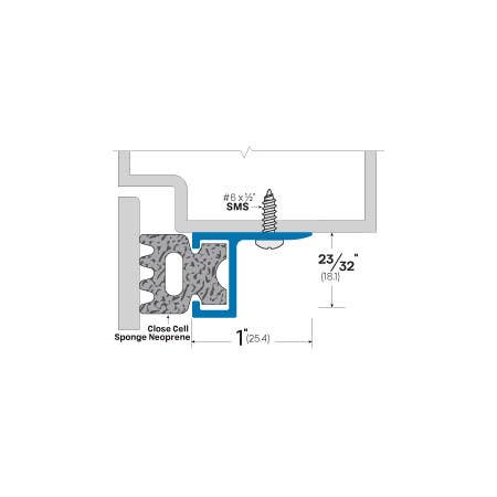 Accurate 2200 Aluminium Adjustable Door Stop