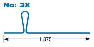 Accurate 3X045 Window Weather Strip