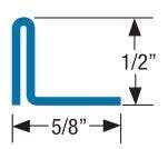 Accurate 12 Interlocking Weather Strip