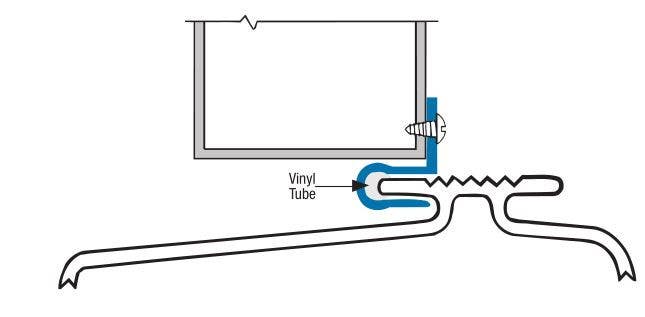 Accurate 9112 Aluminium Threshold Weather Strip, Door Bottom