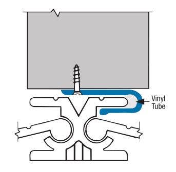 Accurate 9113 Aluminium Threshold Weather Strip, Door Bottom