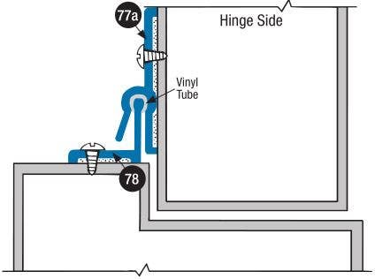Accurate OB78 Bronze Weather Strip, Out-Swinging Door Spring