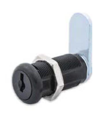 FJM Security 8X00-BLK-MK Disc Tumbler Cam Lock Master Keyed Black