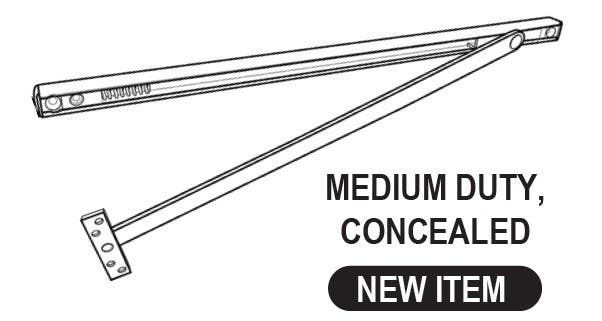 Cal-Royal HD664H Heavy Duty Surface Overhead Door Holder with Hold-Open, Size-4