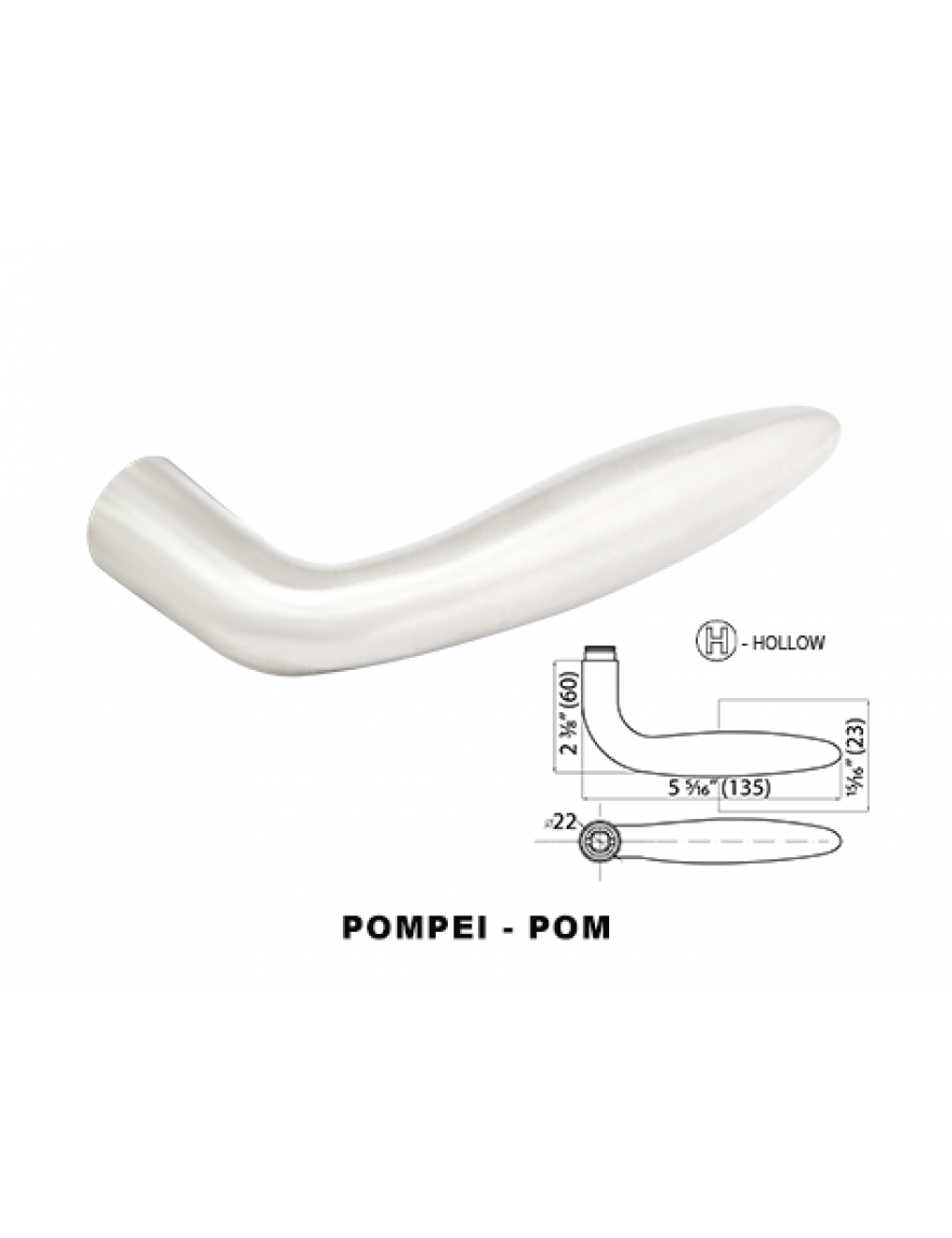 Cal-Royal POM Italia Series Pompei Stainless Steel Lockset