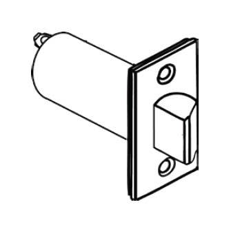 Cal-Royal 8 Round Corner 2 3/8" Spring Latch For EPIC Series