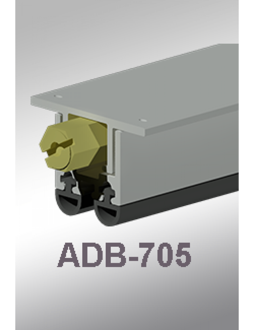 Cal-Royal ADB-705 Regular Duty, Mortised Application Automatic Door Bottom w/ Vinyl Seal