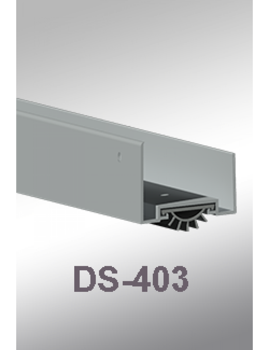 Cal-Royal DS-403 Aluminum Door Shoe with Vinyl Insert
