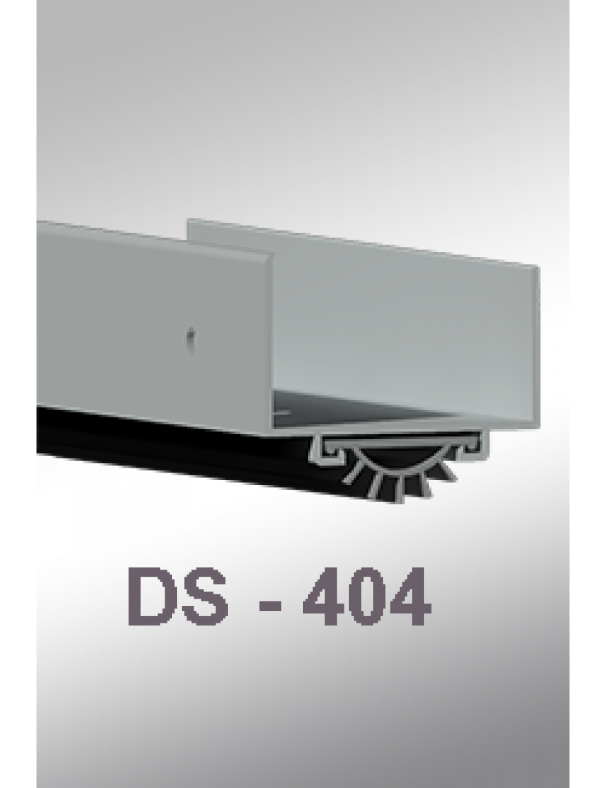 Cal-Royal DS-404 Aluminum Door Shoe with Vinyl Insert