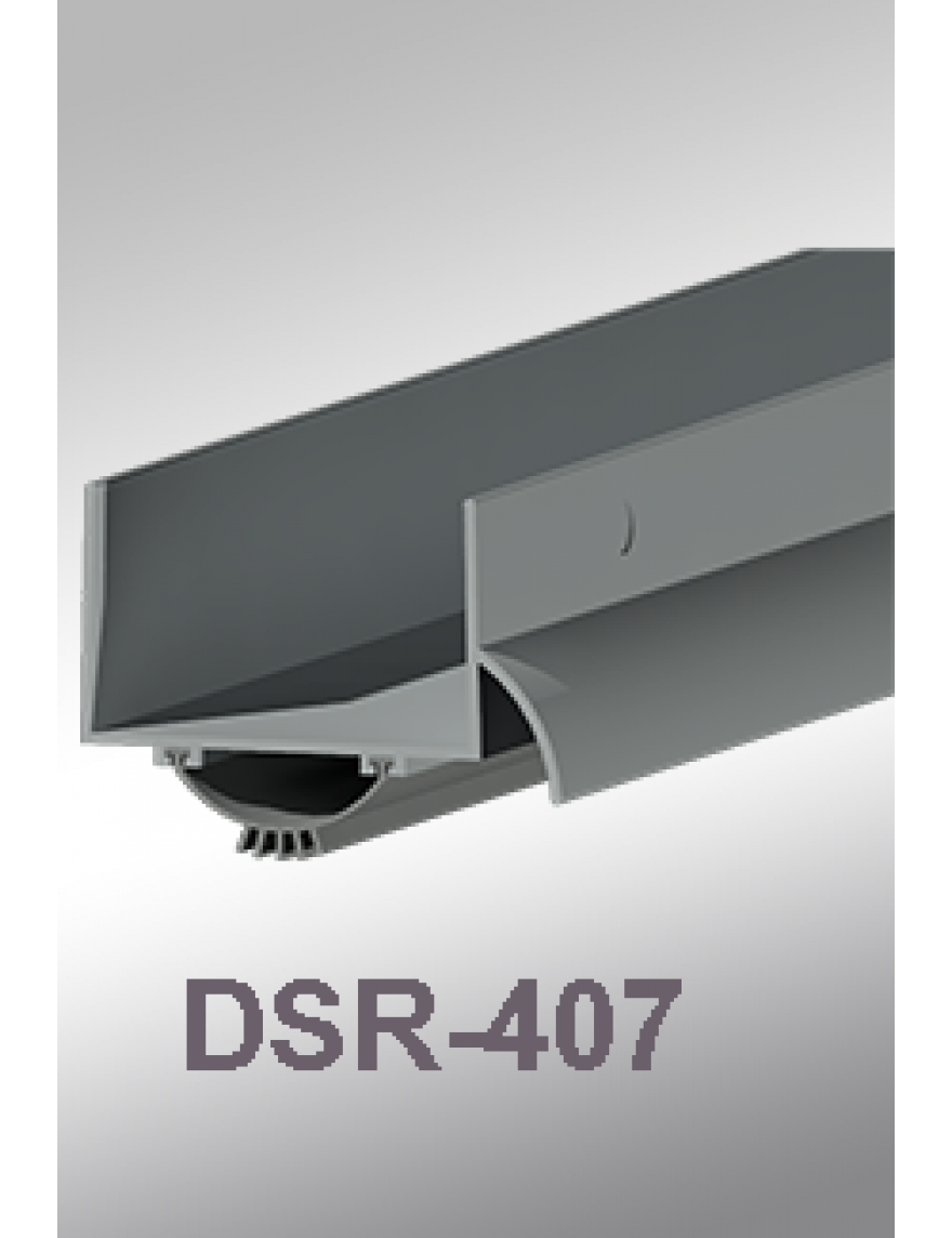 Cal-Royal DSR-407 Aluminum Door Shoe with Rain Drip and Vinyl Insert