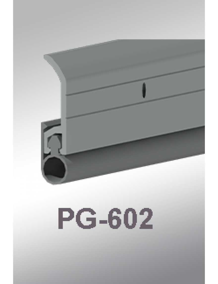 Cal-Royal PG-602 Aluminum Channel Perimeter Gasketing w/ Vinyl Insert