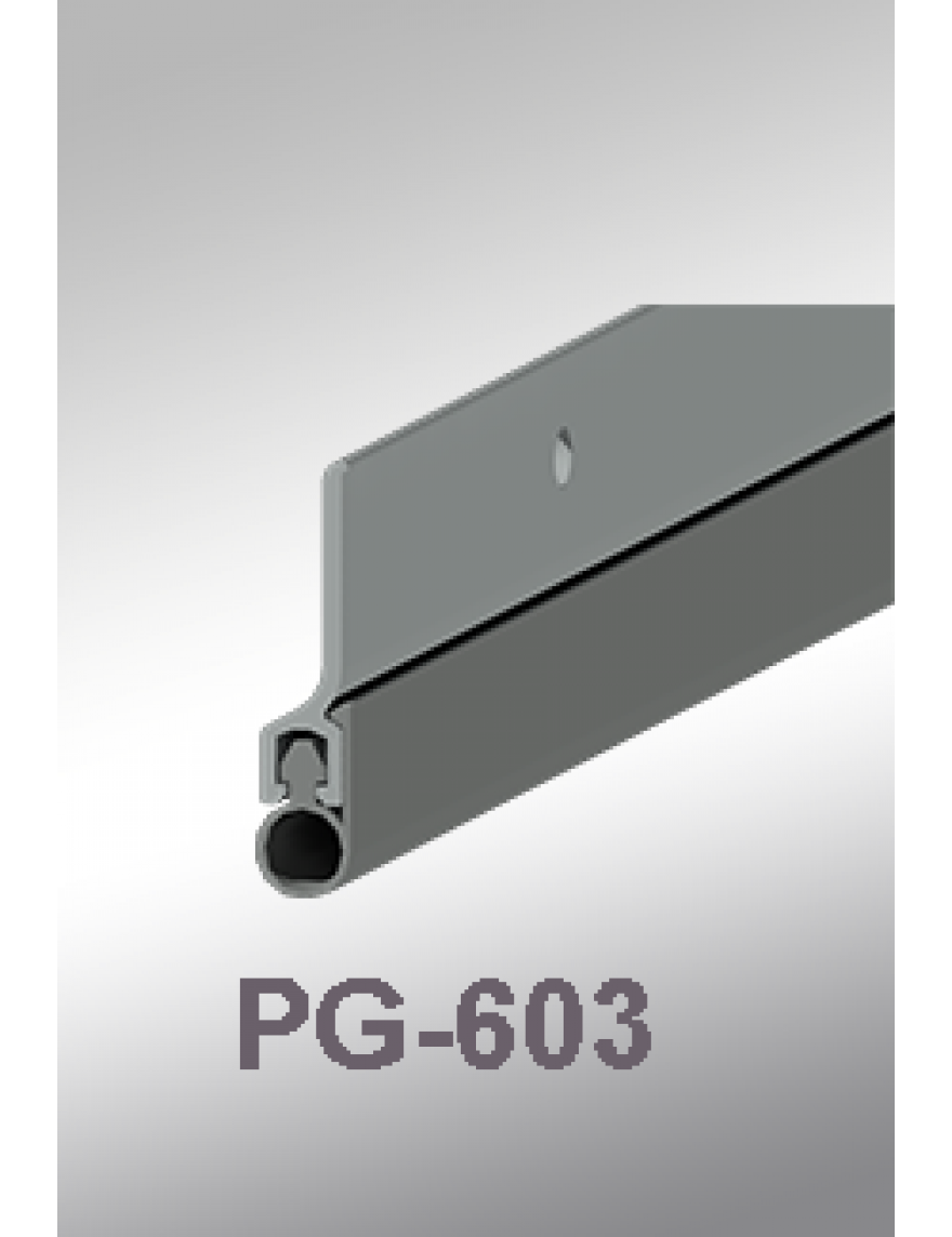 Cal-Royal PG-603 Aluminum Channel Perimeter Gasketing w/ Vinyl Insert
