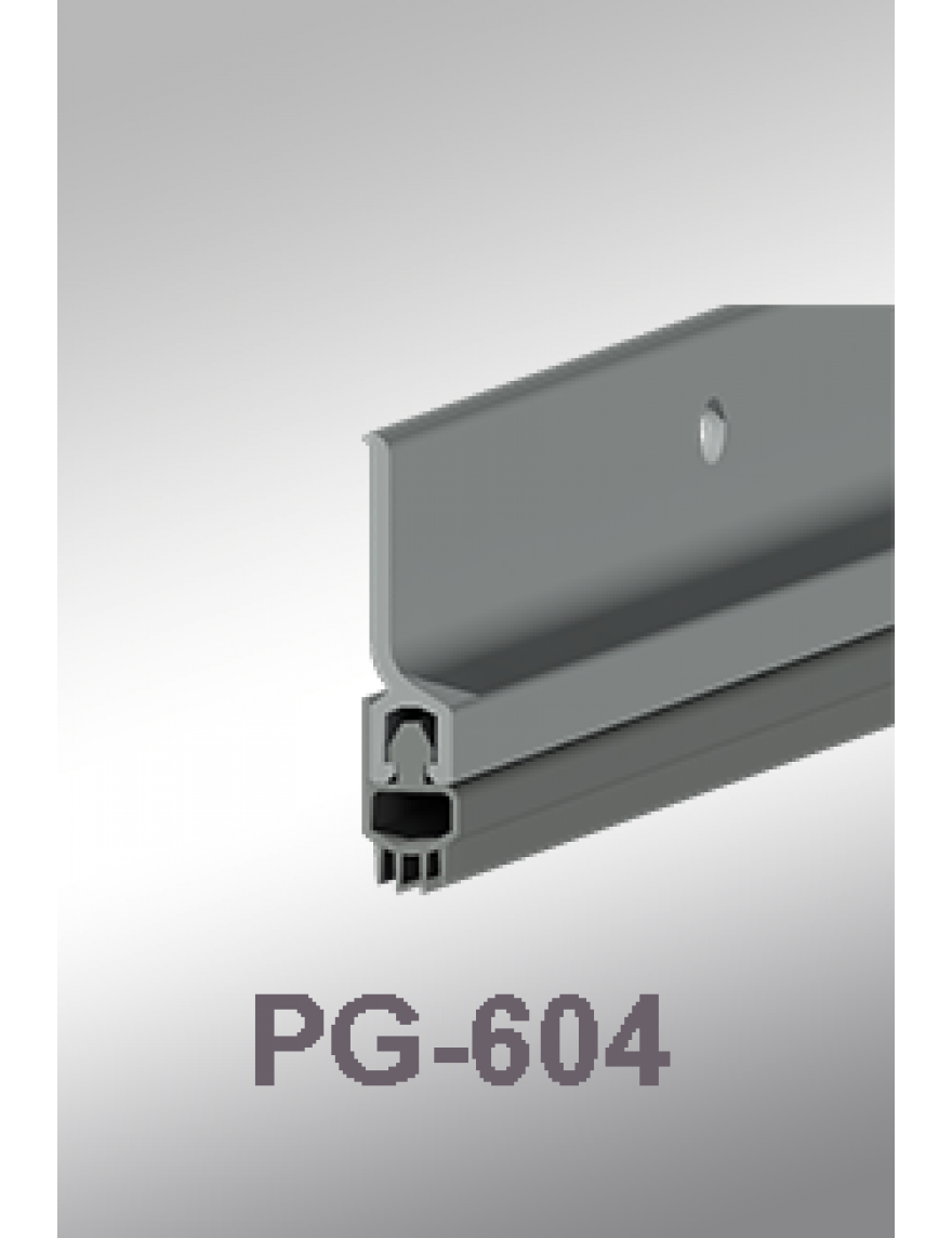 Cal-Royal PG-604 Aluminum Channel Perimeter Gasketing w/ Vinyl Insert