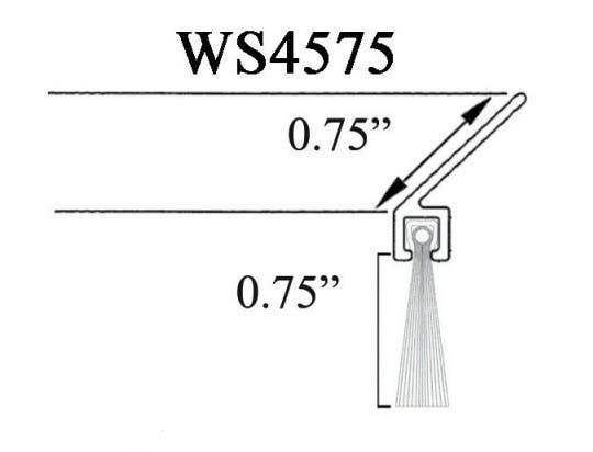 FHI WS4575 45 Degree Weatherstripping Kit