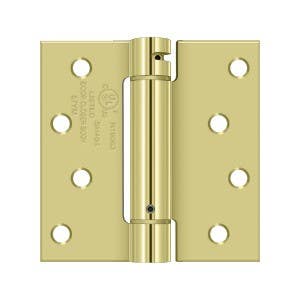Deltana DSH44 4" x 4" Spring Hinge, UL Listed