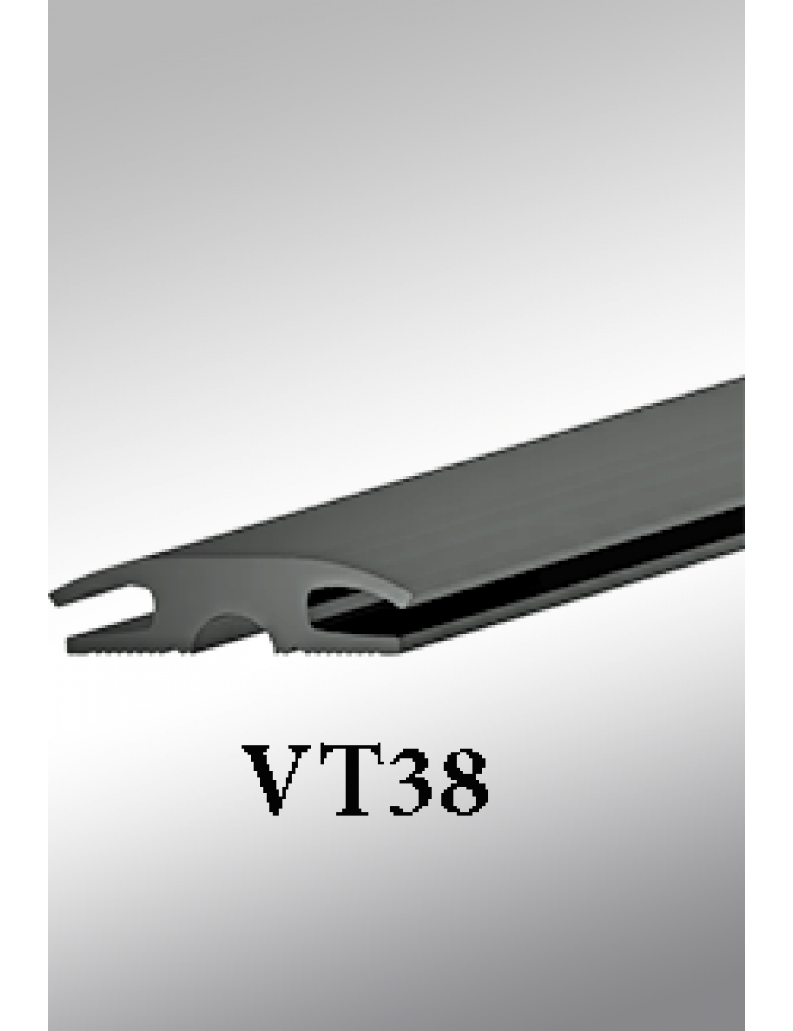 Cal-Royal VT38 3/4" H x 2-3/4" W Vinyl Threshold