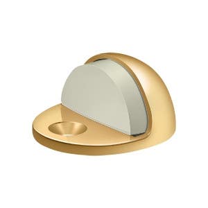 Deltana DSLP316 Dome Stop Low Profile, Solid Brass