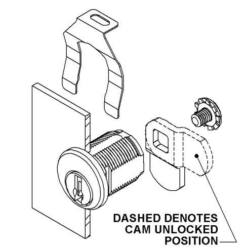 Compx C8712 & C8720 One Screw Mounted Cam
