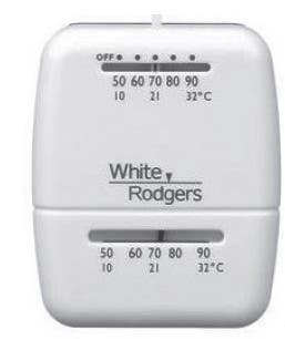 Chatham Brass 1C21-101 Vertical Cool Only 50°-90°, Economy Mechanical Thermostat