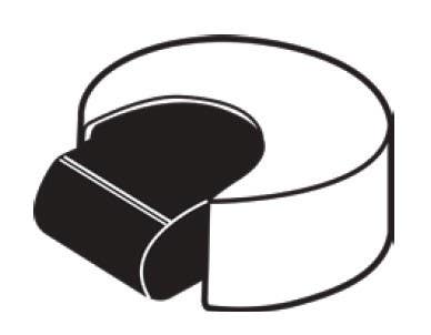 Cal-Royal DSFT-5 Solid Brass Floor Mount Door Stop with Flat Top 13/16"