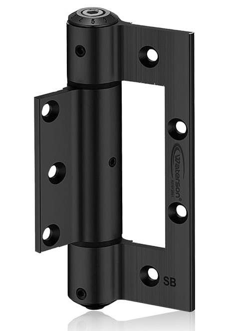 Waterson W41K-A3 Mechanical Adjustable Interfold Self Closing Hinge Aluminum hinge 3 Packs