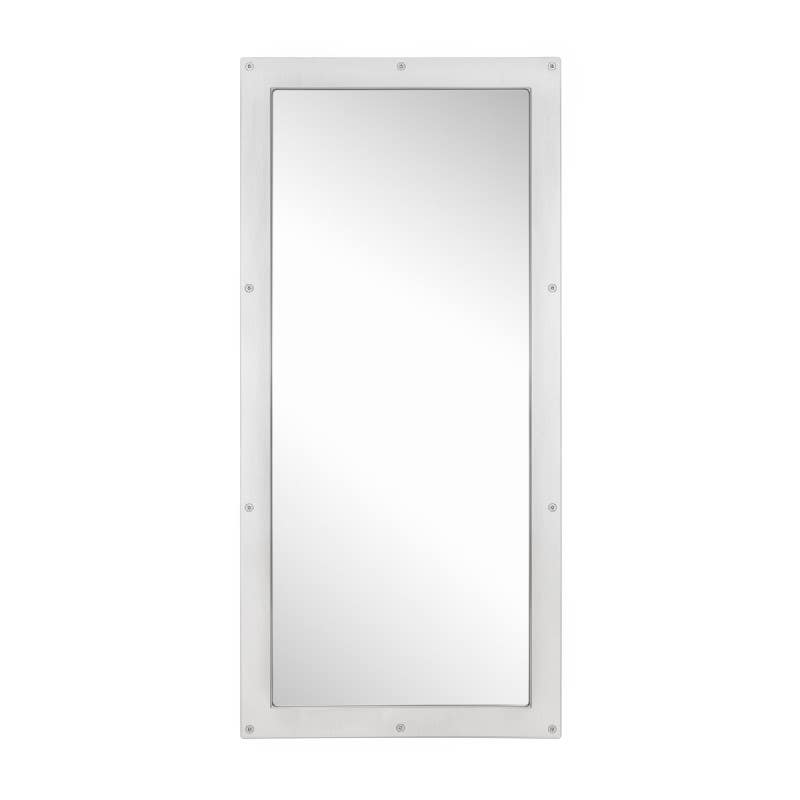 Kingsway KG231.9003 Anti Ligature Mirror with Secure Aluminum Frame, Powdercoated RAL-9003 Signal White