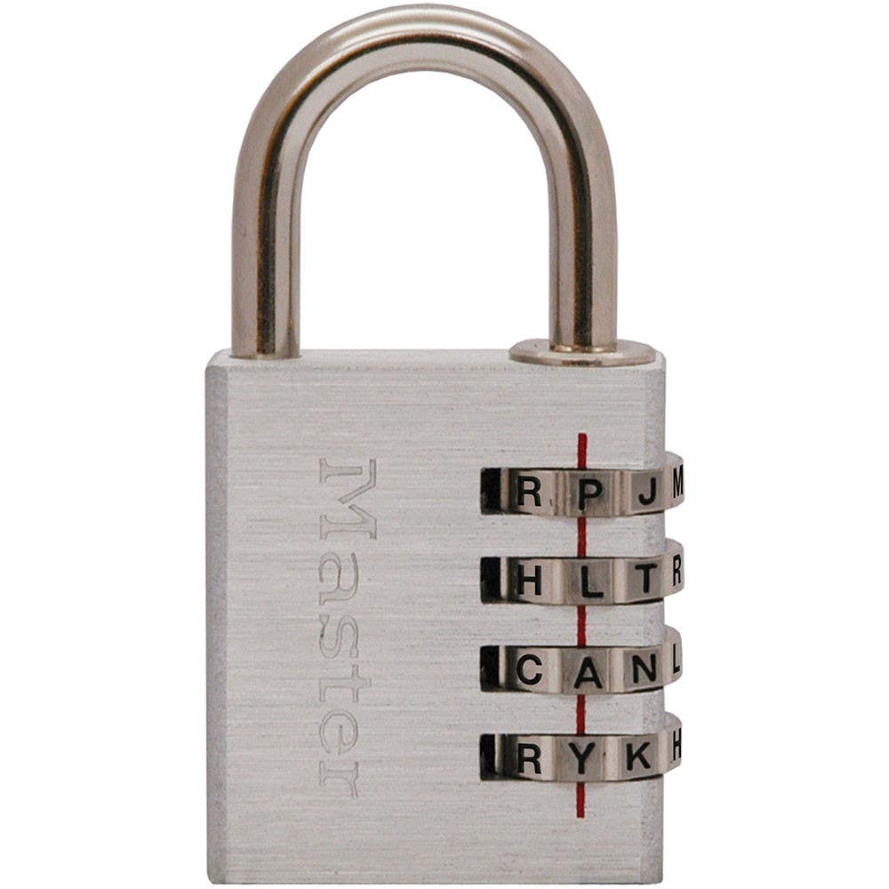 Master Lock 643DWD Luggage Padlock, Set Your Own Combination