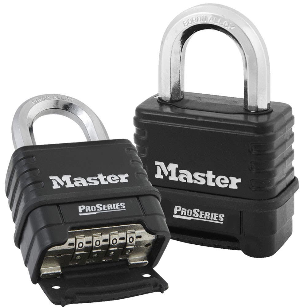Master Lock 1178D ProSeries Die Cast Body Padlock, Resettable Combination