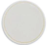 Delaney 457701 3" Knob Protector Plate, Finish - White