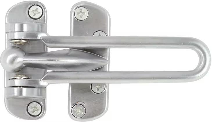 Delaney 465800 Safety Door Guard (Ball Bearing), Finish - Satin Chrome