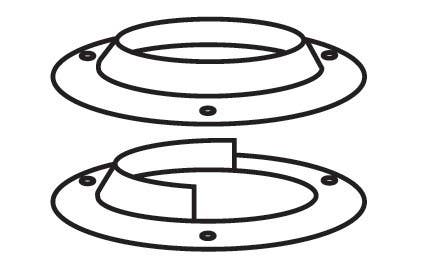 Delaney 40740 Metal Closet Pole Socket