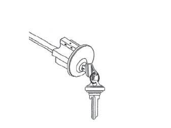 BHP SKCCYL SC1 Low Profile Deadbolt Cylinder Assembly with 2 Keys