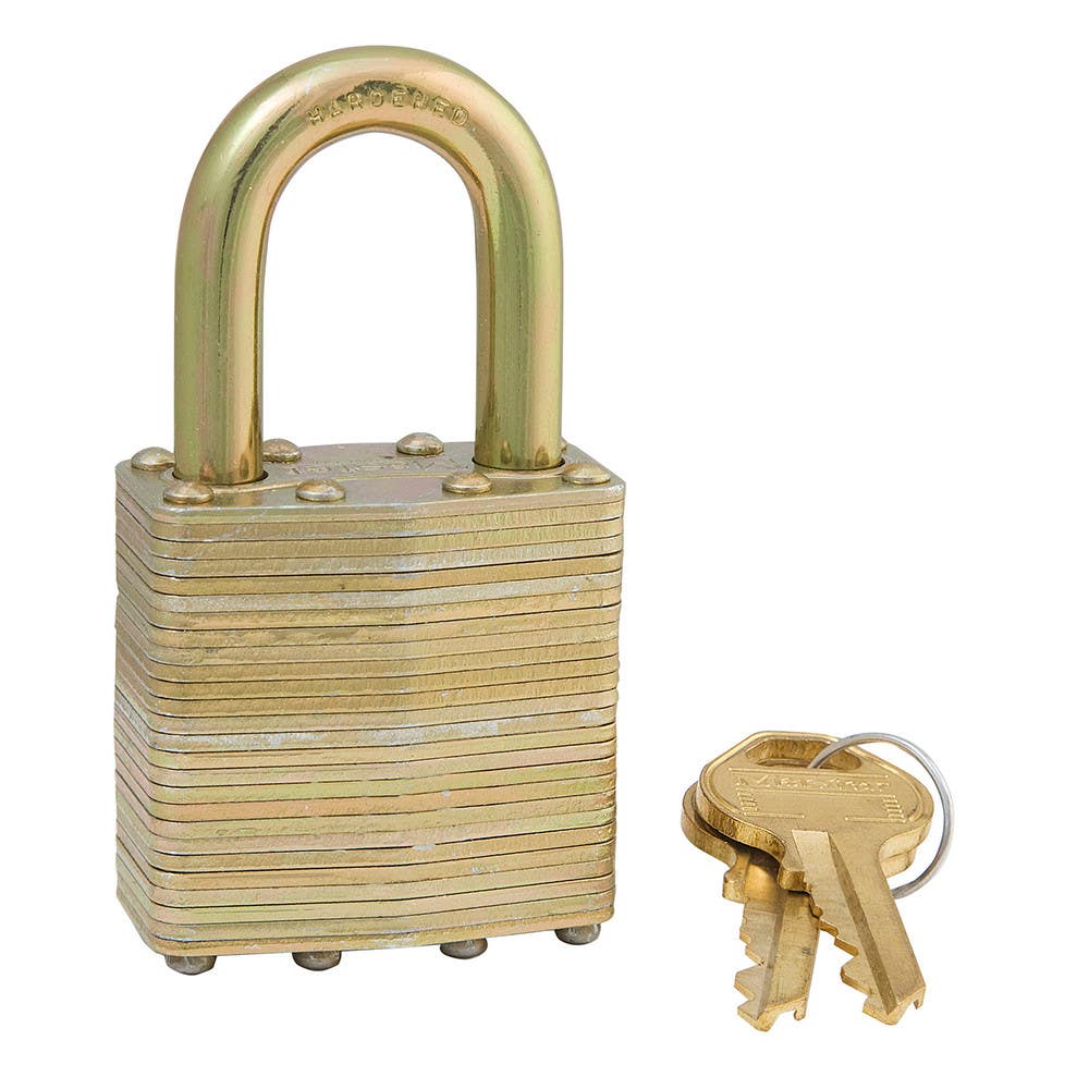 Master Lock NSN 5340-01-468-5390 Laminated Steel Government Padlock, Set of 2 Keyed Alike