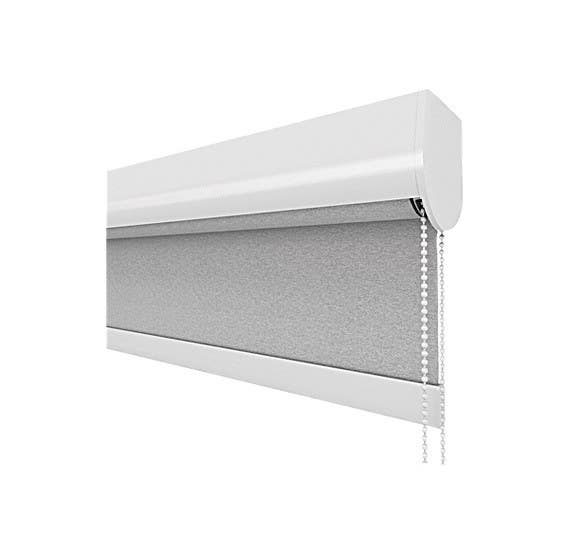 Forest Drapery MERCURY Semi Open Mount Motorized Roller Shades-Essentials Fabric