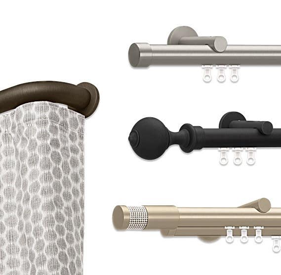 Forest Drapery DRESDEN Metal Traversing