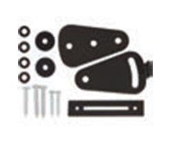 Delaney BD0504 Barn Door Tear Drop Privacy Lock - 2-3/16" Tall x 1-5/16" Wide