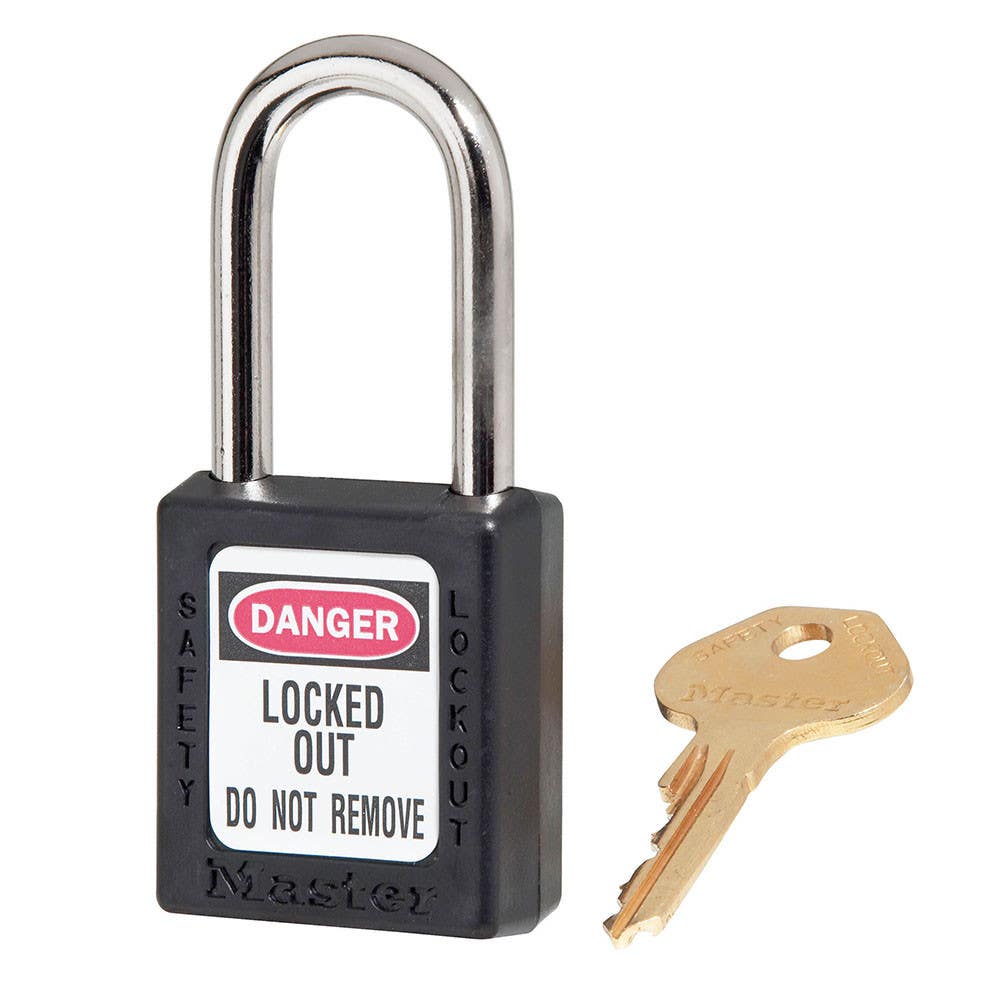 Master Lock 410KAS Zenex Thermoplastic Short Body Padlock, Keyed Alike
