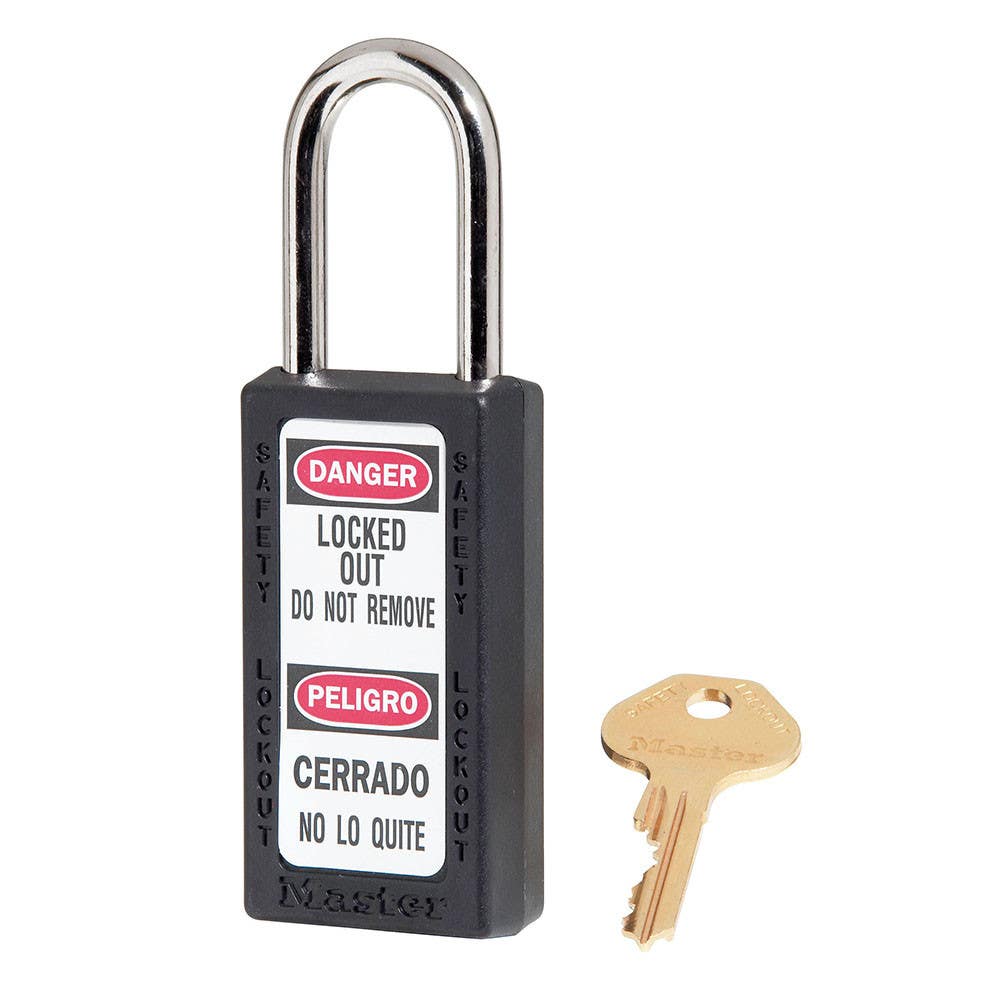 Master Lock 411KAS Zenex Thermoplastic Tall Body Padlock, Keyed Alike
