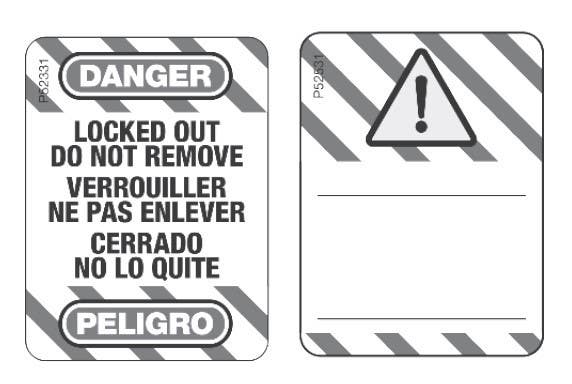 Master Lock S143 Danger Label for S856/S866