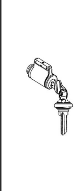 BHP CCYL SC1 Entry Knob Cylinder Assembly with 2 Keys