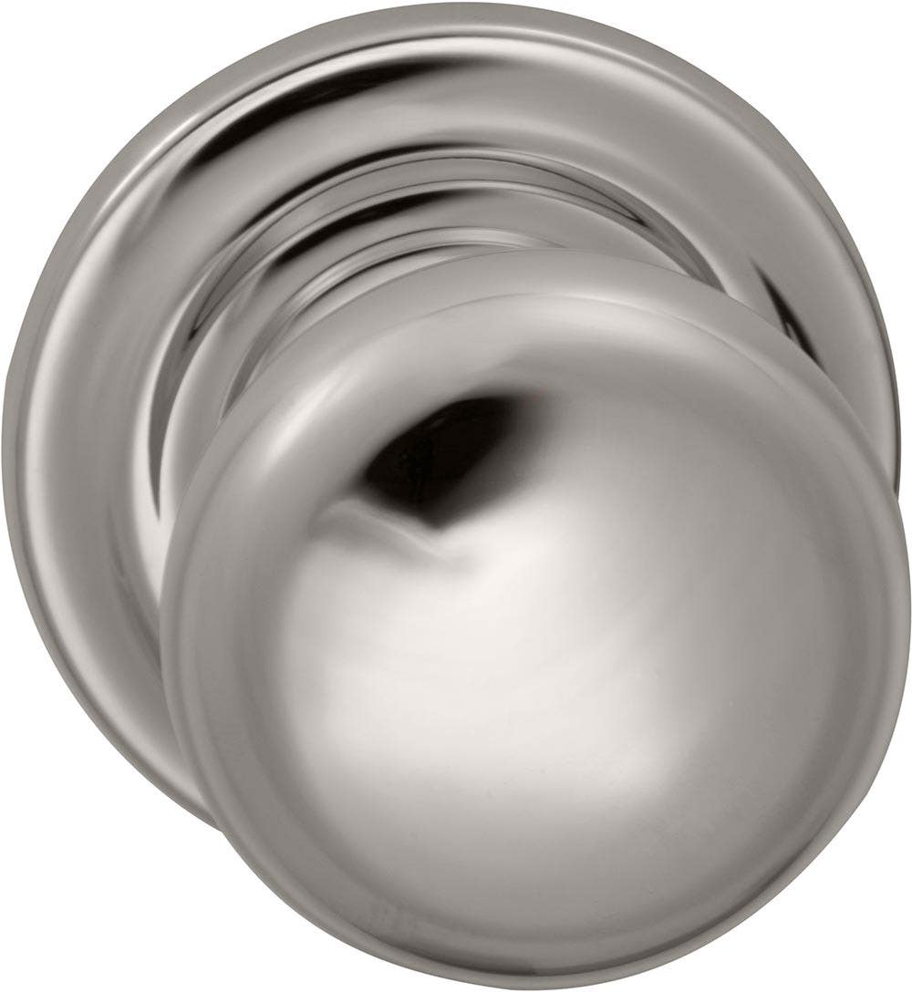 Omnia 458 Interior Traditional Knob Latchset - Solid Brass