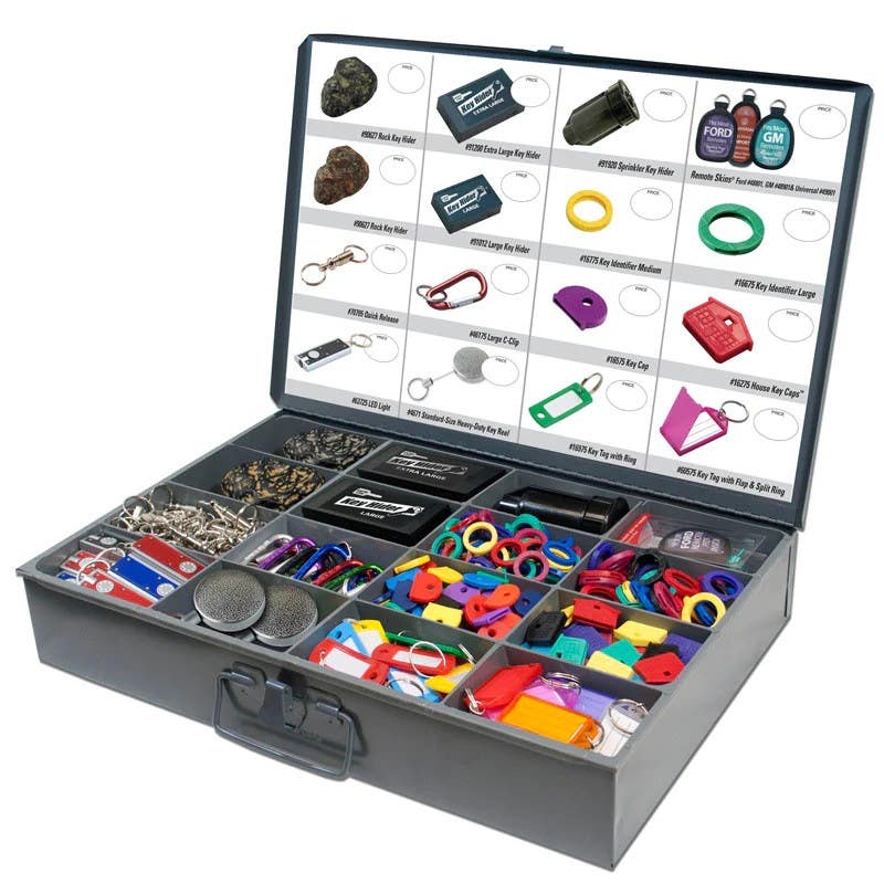 Lucky Line 34400 Portable Key Accessory Kit, Large