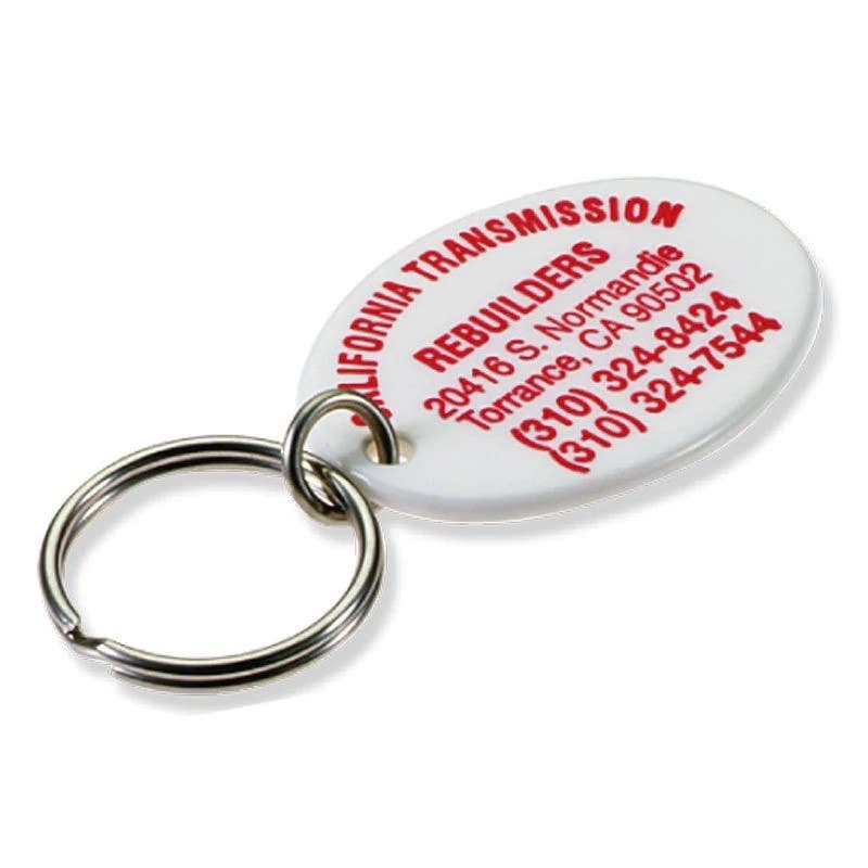 Lucky Line  954404 Custom Imprinted Oval Key Fob